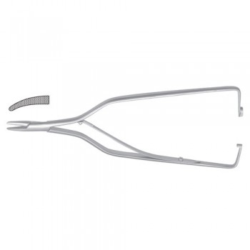 Arruga Micro Needle Holder Curved - With Ratchet Stainless Steel, 16 cm - 6 1/4"